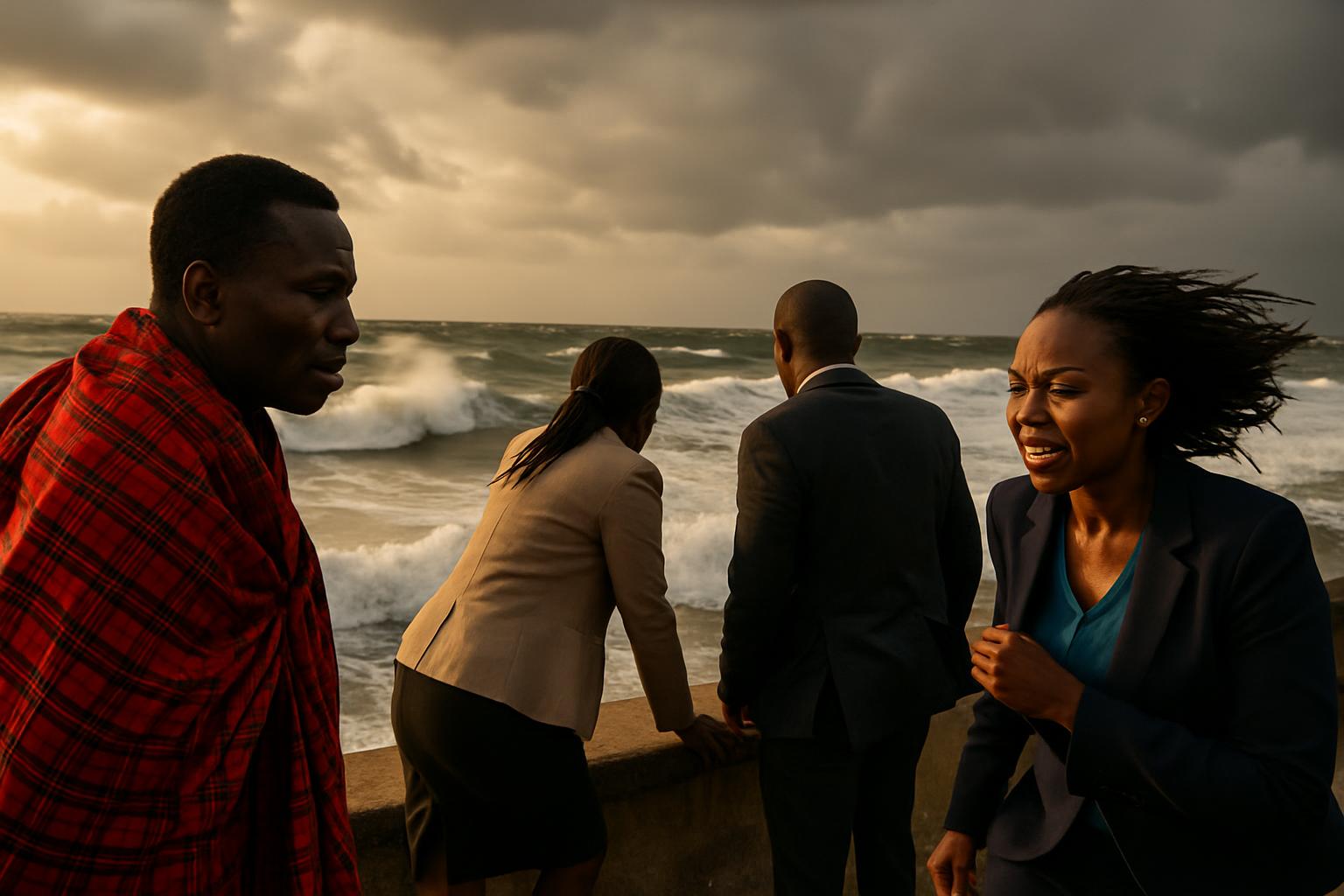 La KMA alerte sur la mer agitée et les vents violents le long de la côte kenyane