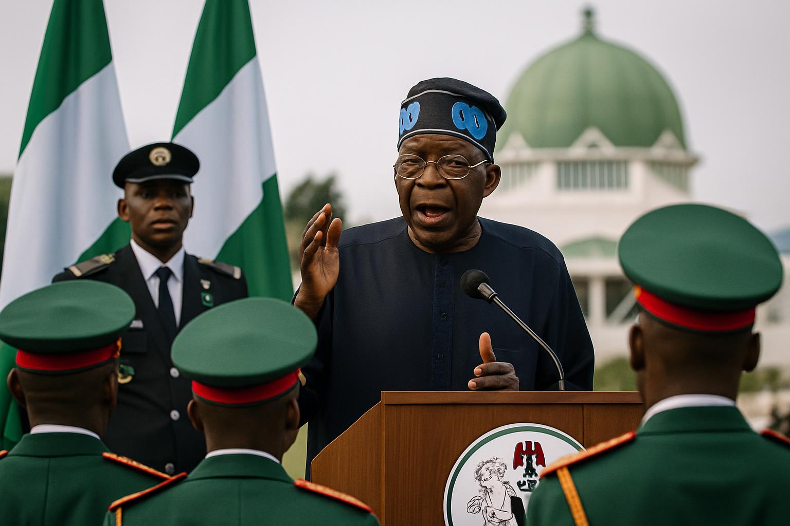 Tinubu demande aux diplômés de l'Académie militaire de défendre la Constitution