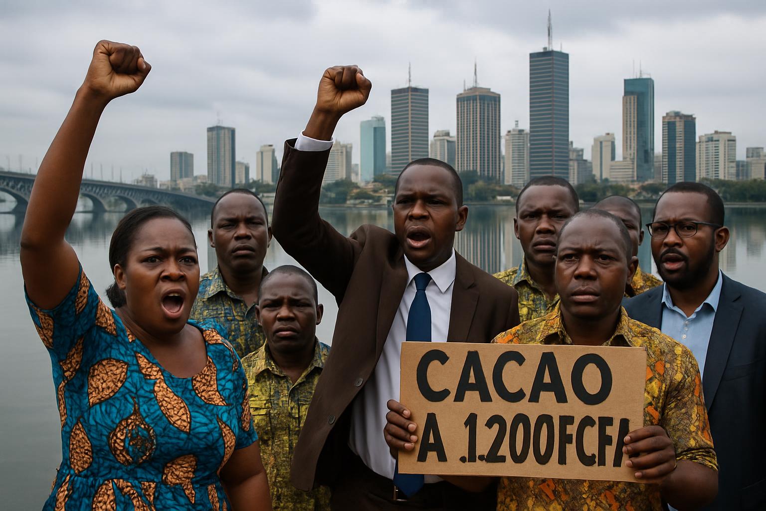 Cacao à 1 200 FCFA : le SYNAP-CI maintient la pression et menace de marcher sur Abidjan