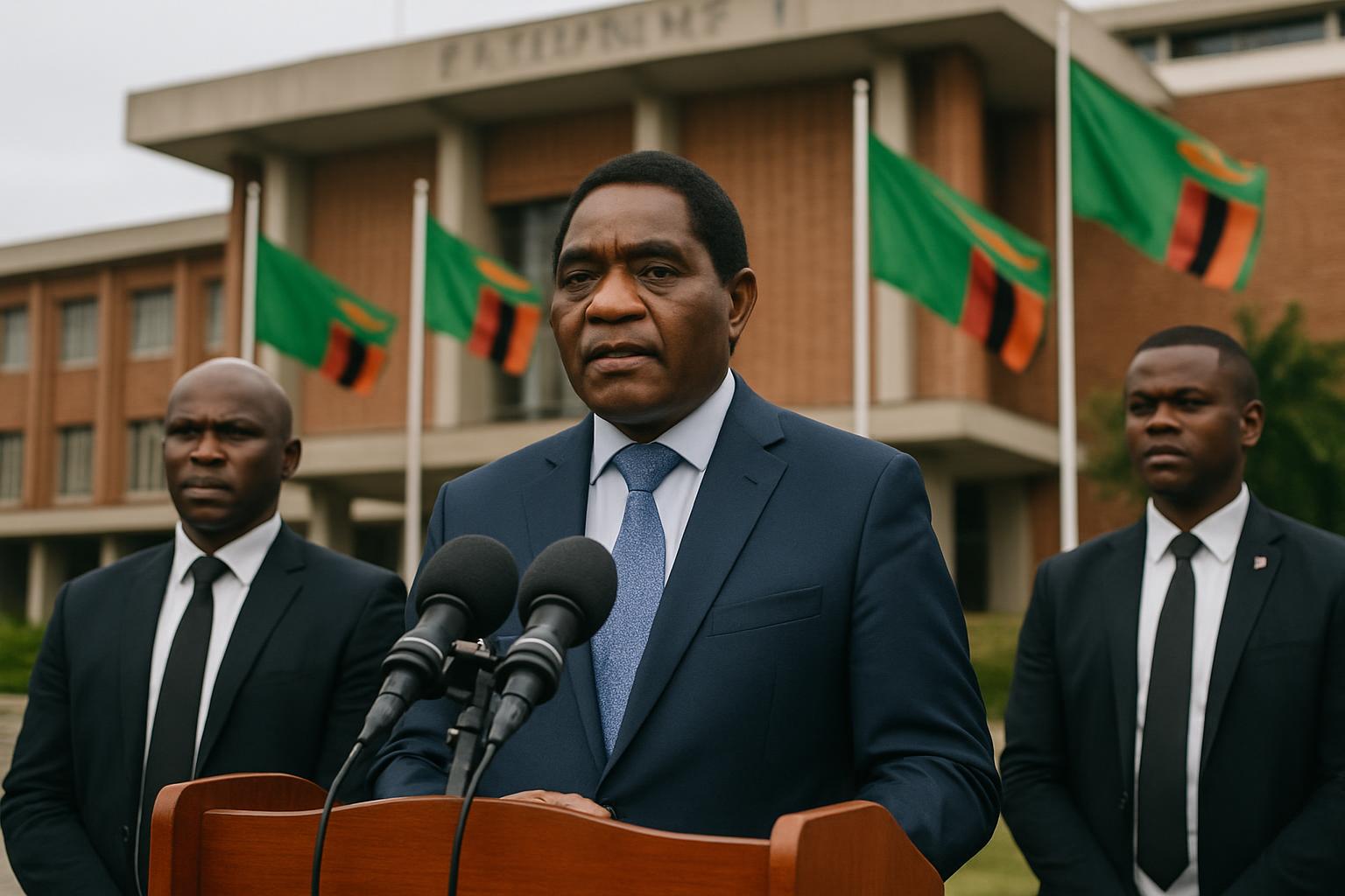 Hichilema presse Mopani sur la loi de contenu local et l'objectif de 3 millions de tonnes de cuivre