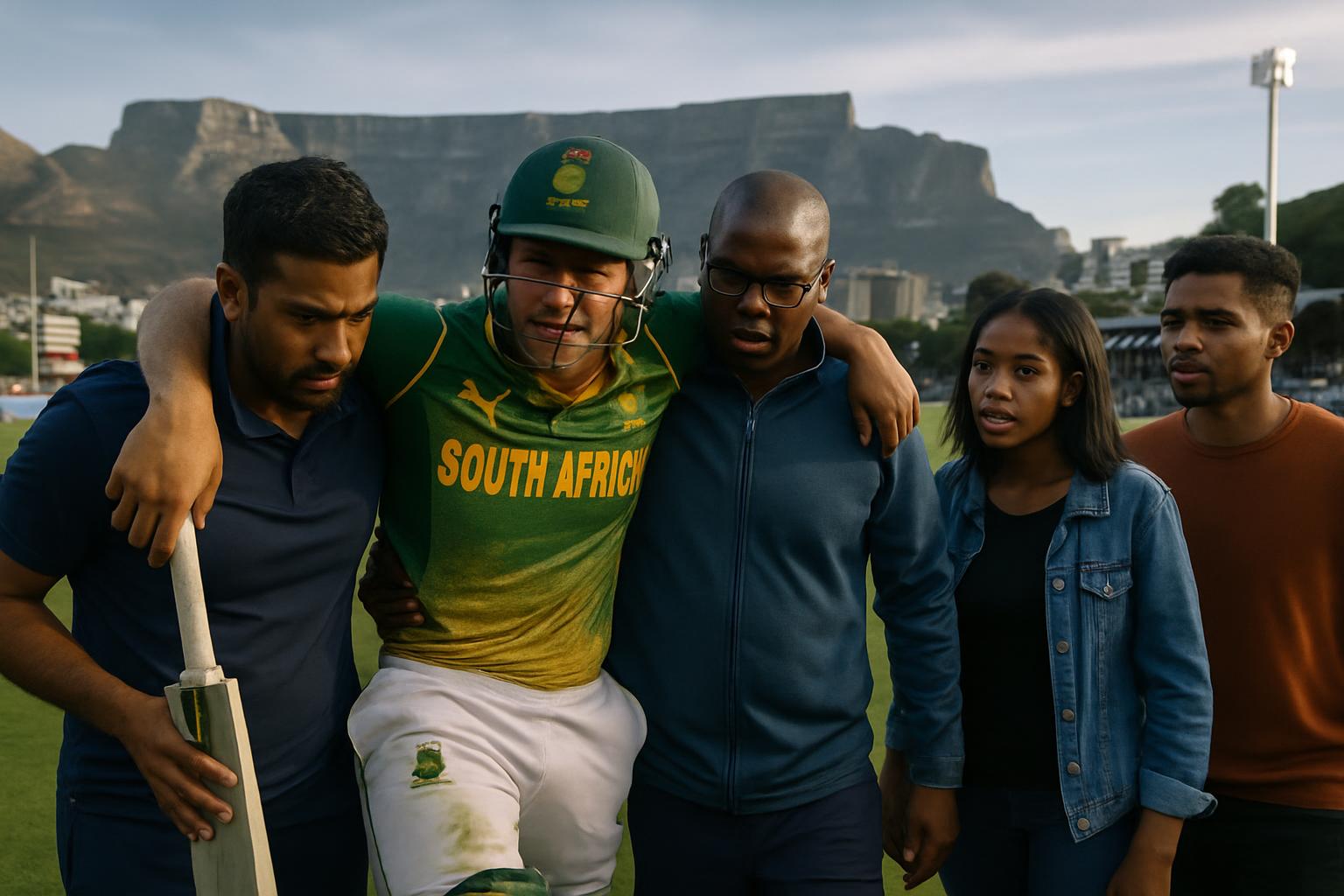 Les Proteas trébuchent lors d'un match sans enjeu, une blessure inquiétante pour Tony de Zorzi