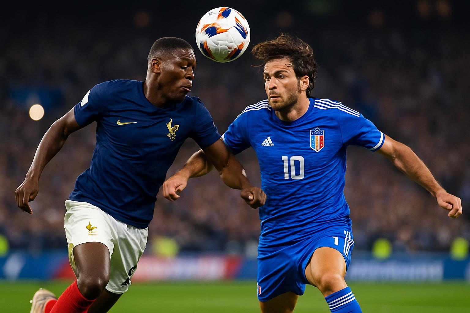 France tenue en échec par l'Italie lors du retour de Zidane