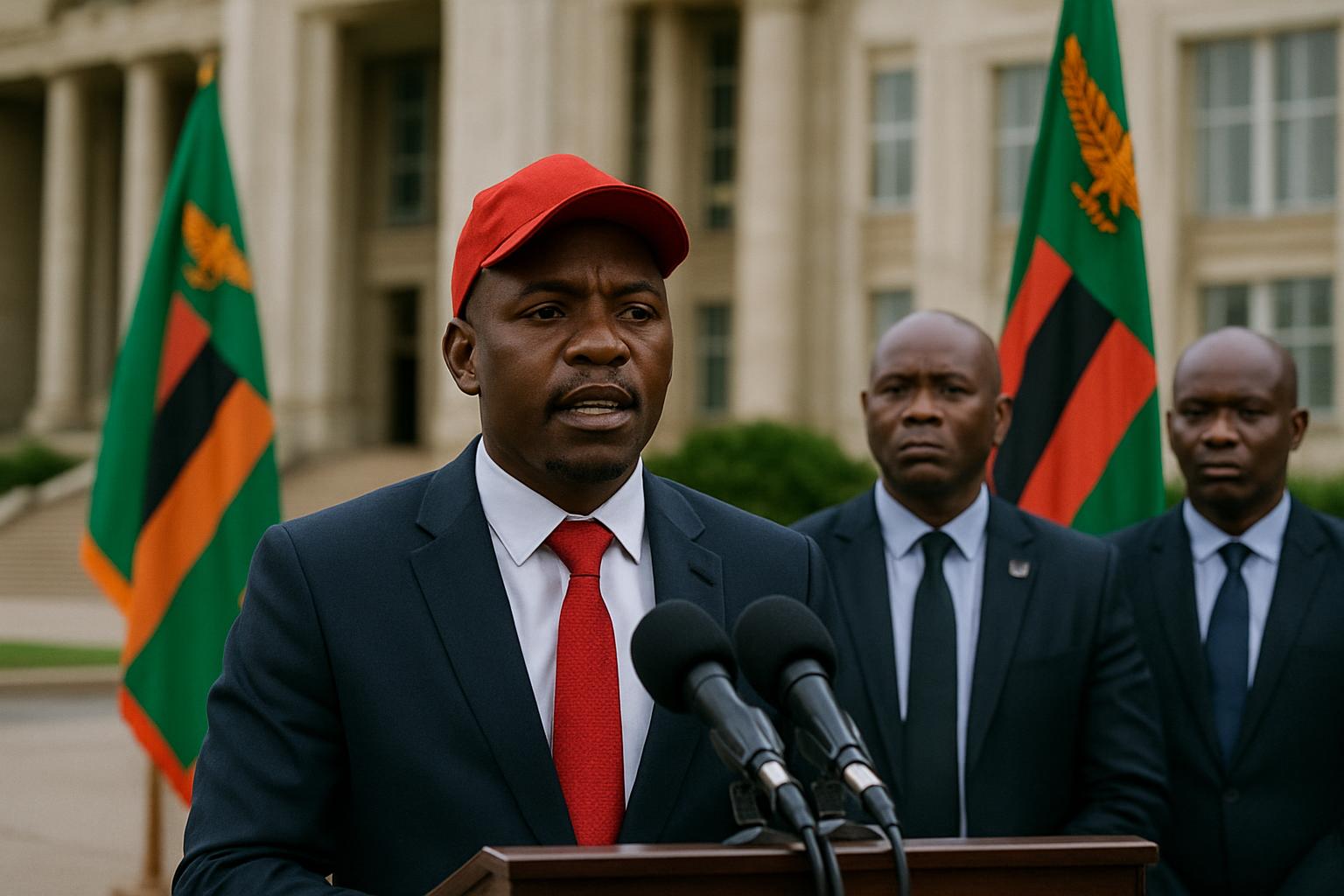 Le président des jeunes du UPND rejette l'appel de Lewanika pour libérer les détenus de trahison