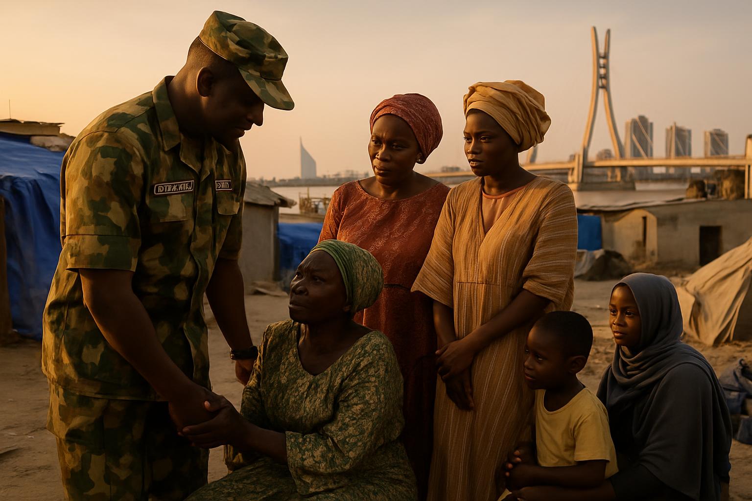 L'armée de l'air nigériane assure un soutien aux familles endeuillées